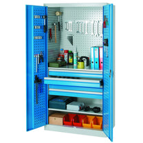 Tables – Welded workshop cabinet with tool drawers 95x60x195cm - Carlat