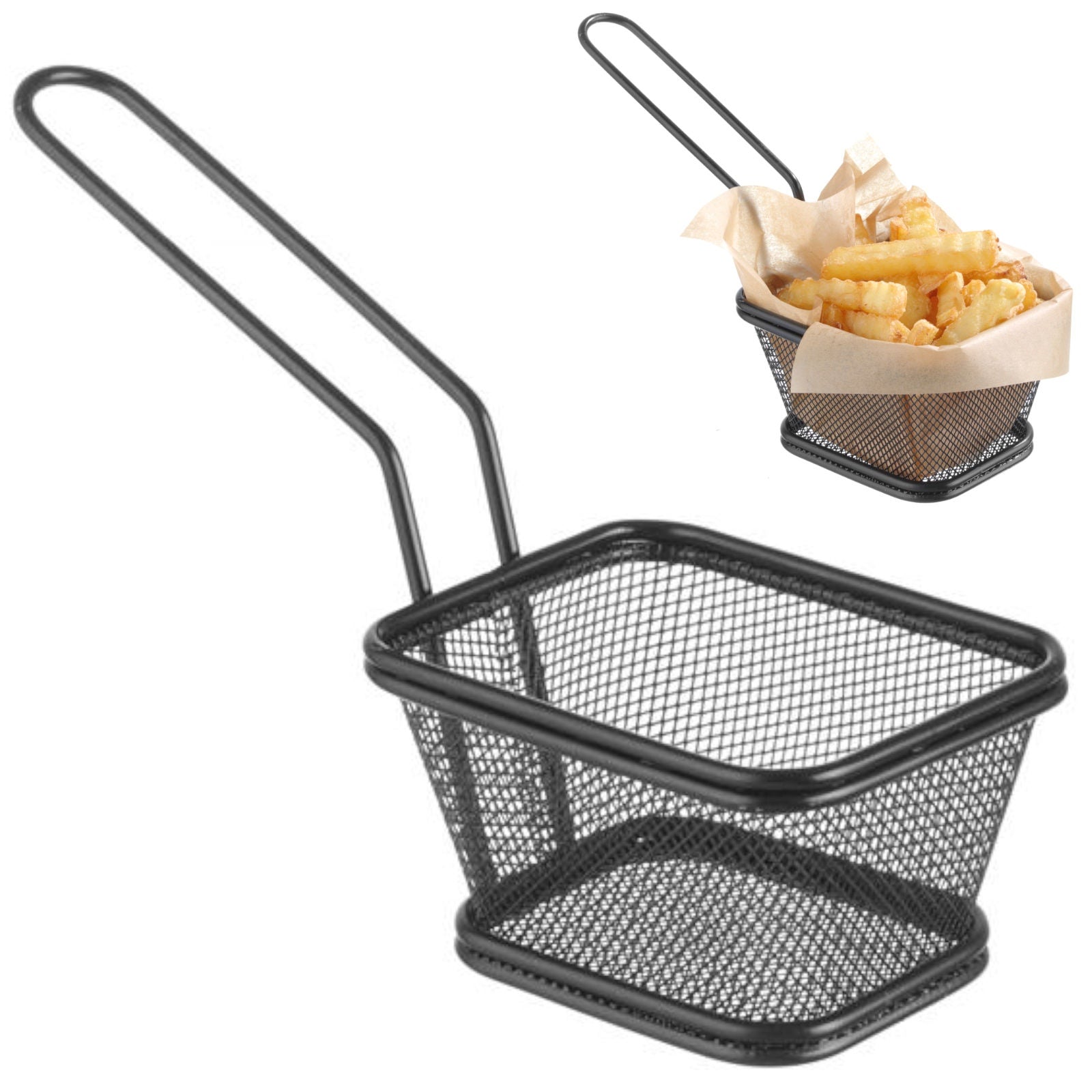Tableware – Basket for serving fried French fries snacks with - Carlat