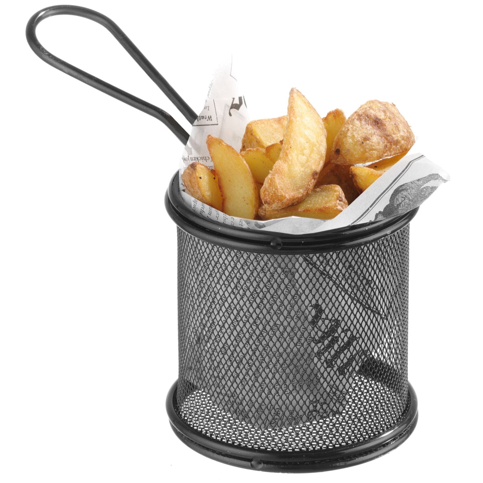 Tableware – Basket for serving fried snacks, French fries, with - Carlat