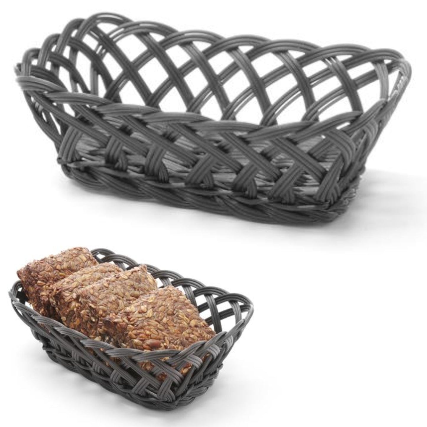 Tableware – Braided rectangular container for fruit and vegetables - Carlat