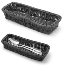 Tableware – Cutlery basket forks knives spoons black 270x100x45 mm - Carlat