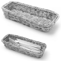 Tableware – Cutlery basket forks knives spoons gray melange 270x100x45 - Carlat