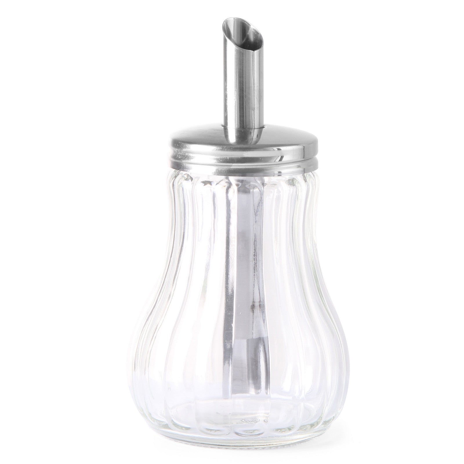 Tableware – Glass sugar bowl with sugar dispenser. 80mm 200ml - Carlat