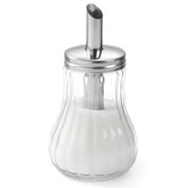 Tableware – Glass sugar bowl with sugar dispenser. 80mm 200ml - Carlat