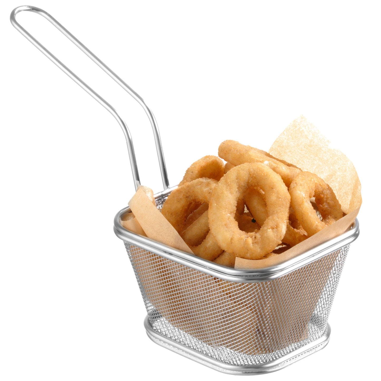 Tableware – Mini basket for serving fried snacks with handle - Carlat