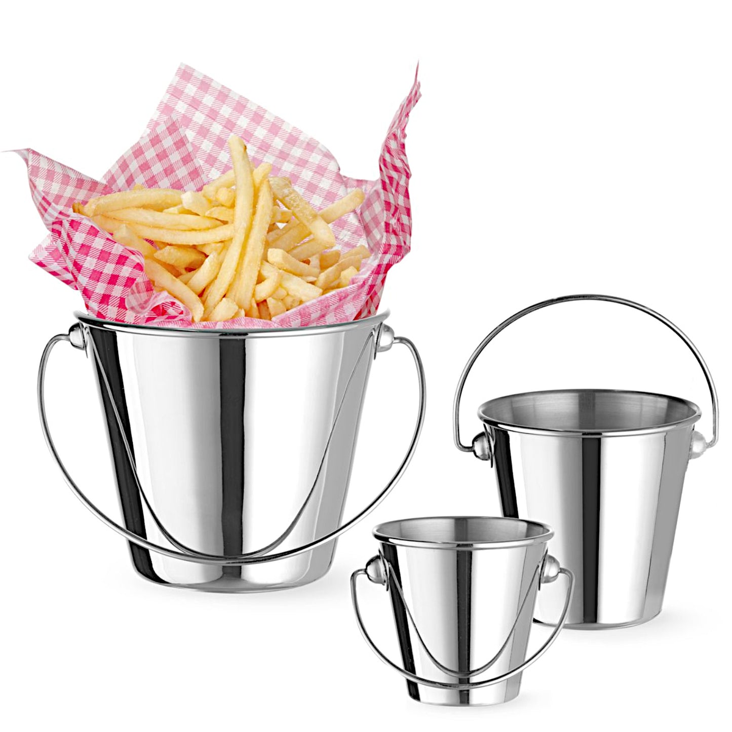 Tableware – Mini bucket with a handle for serving snacks, - Carlat