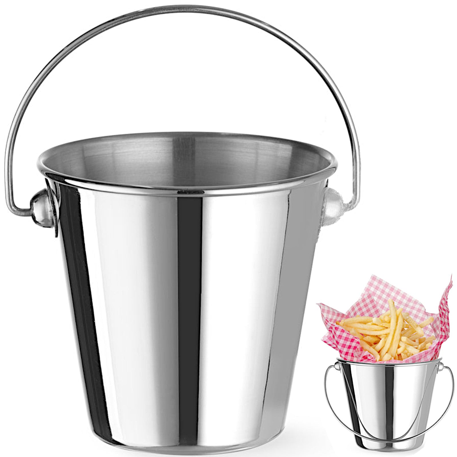 Tableware – Mini bucket with a handle for serving snacks, - Carlat