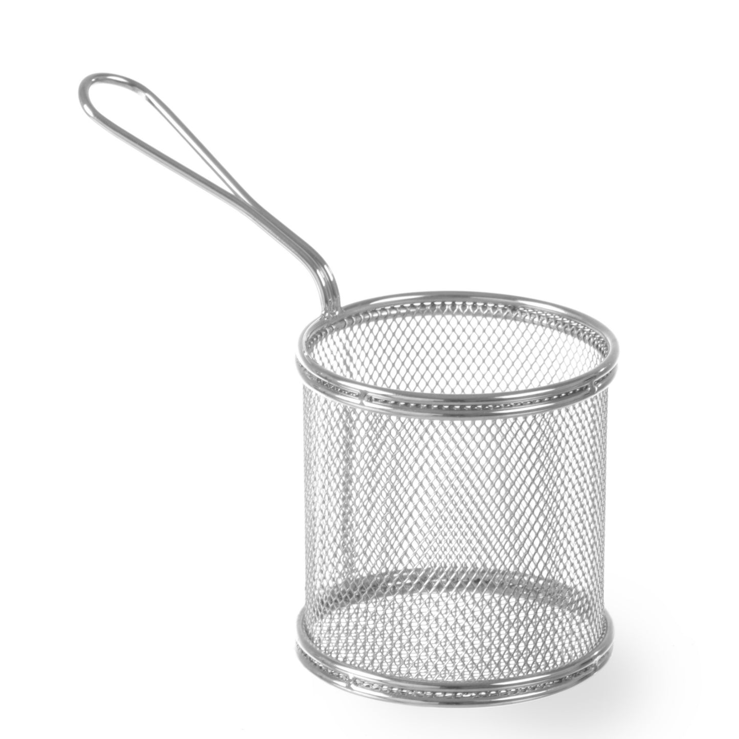 Tableware – Miniature basket for fried snacks, stainless steel diameter. - Carlat