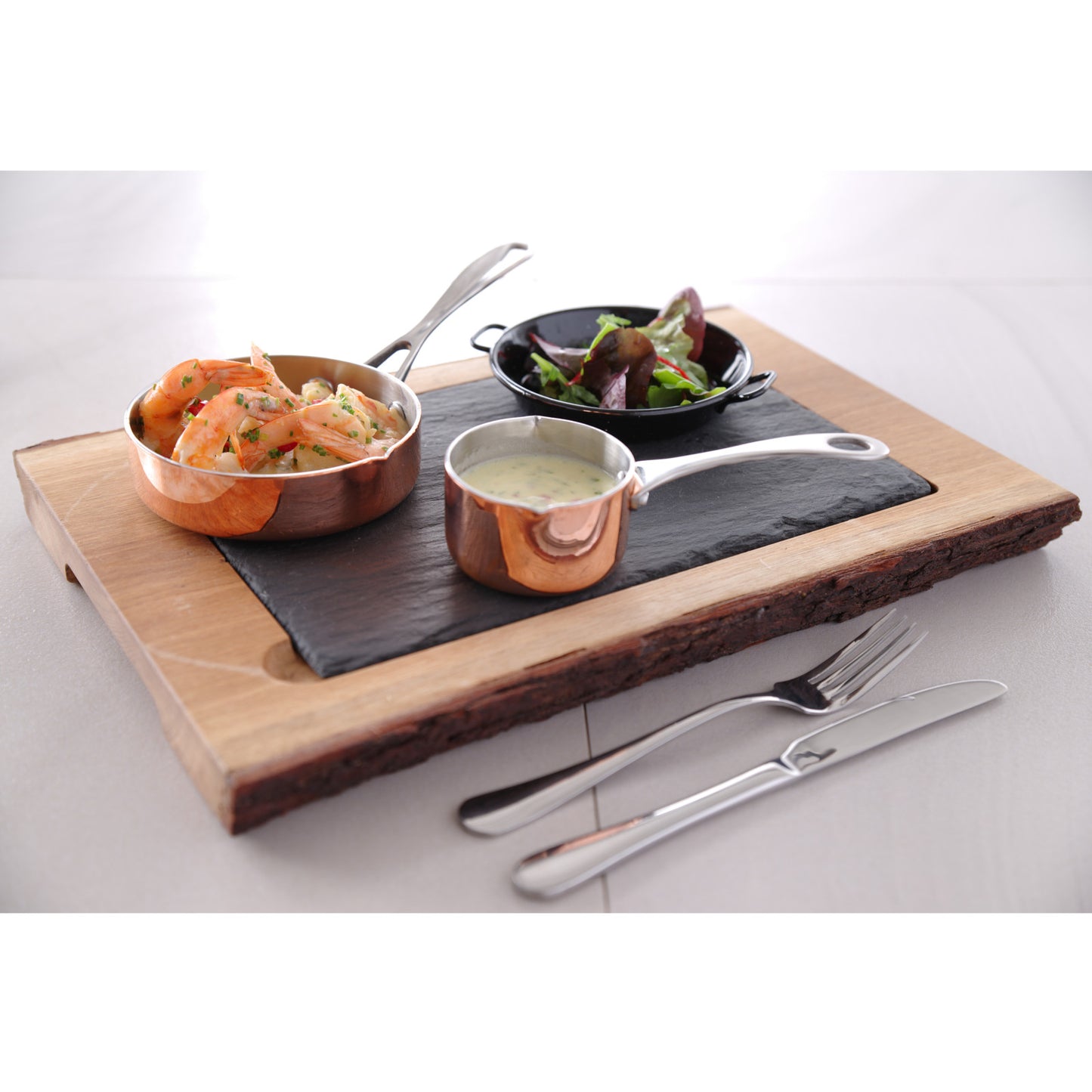 Tableware – Miniature saucepan with a spout, copper, diameter 50x(H)30mm - Carlat