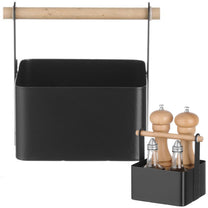 Tableware – Organizer table basket for spices with wooden handle - Carlat