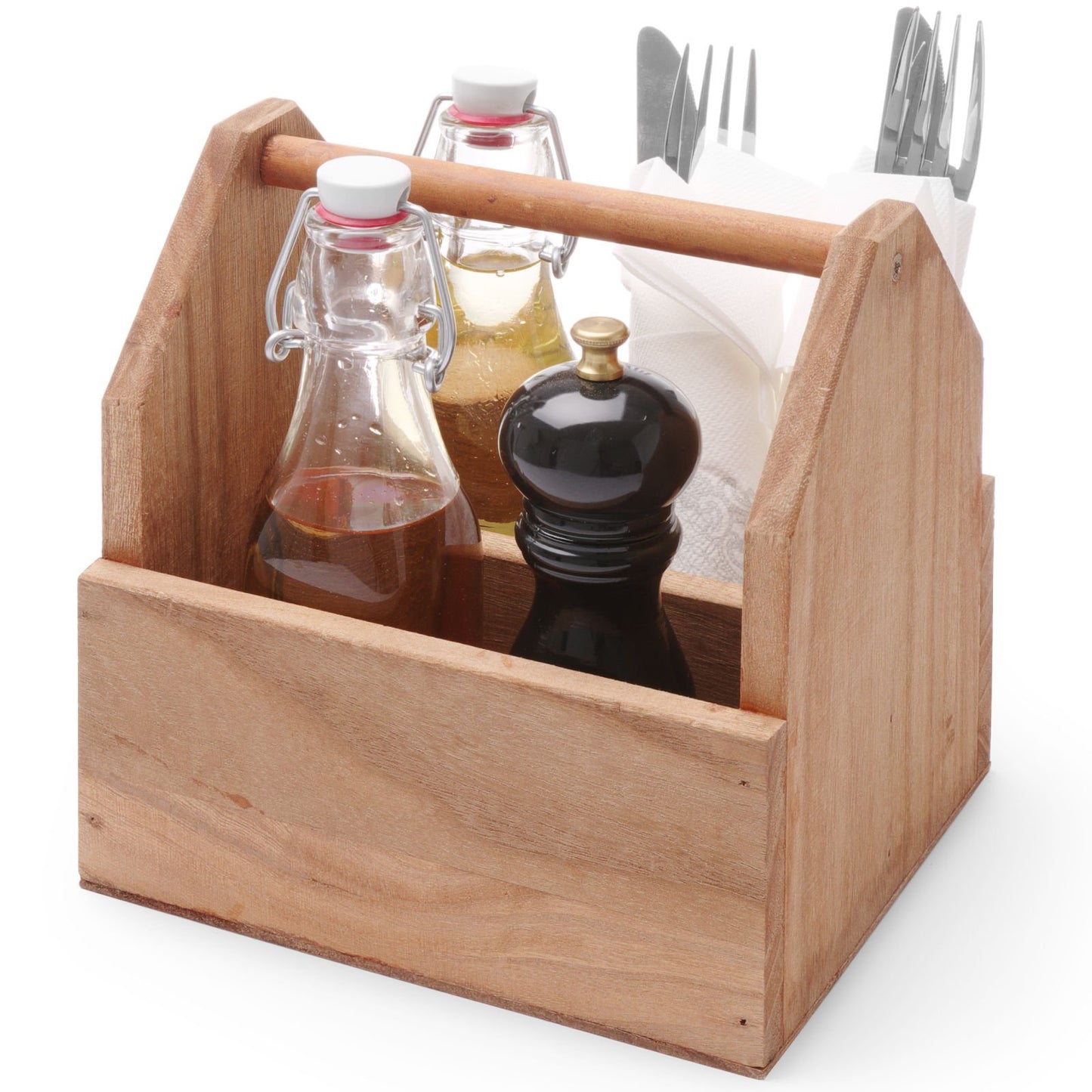 Tableware – Organizer table container for spices, wooden cutlery with - Carlat