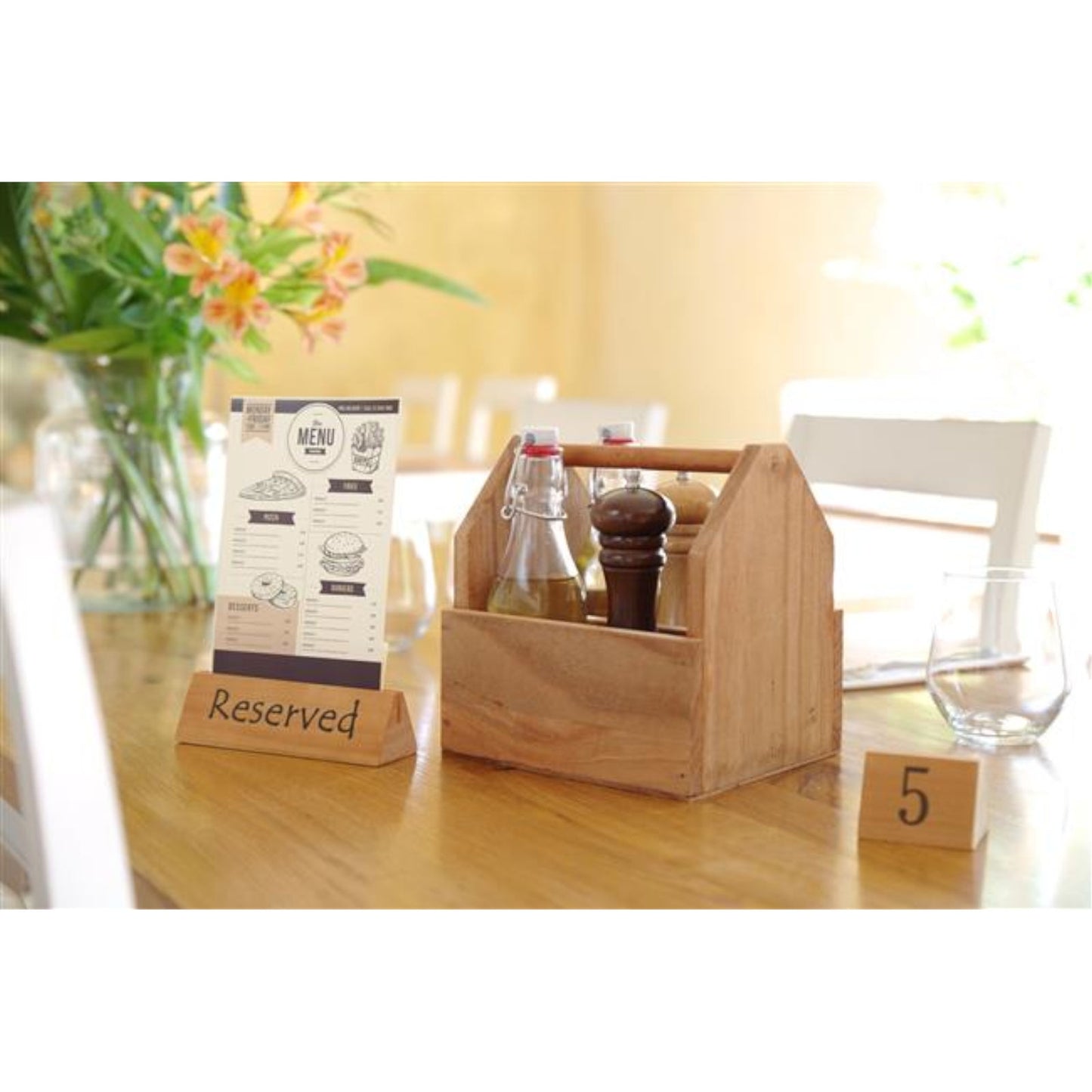 Tableware – Organizer table container for spices, wooden cutlery with - Carlat