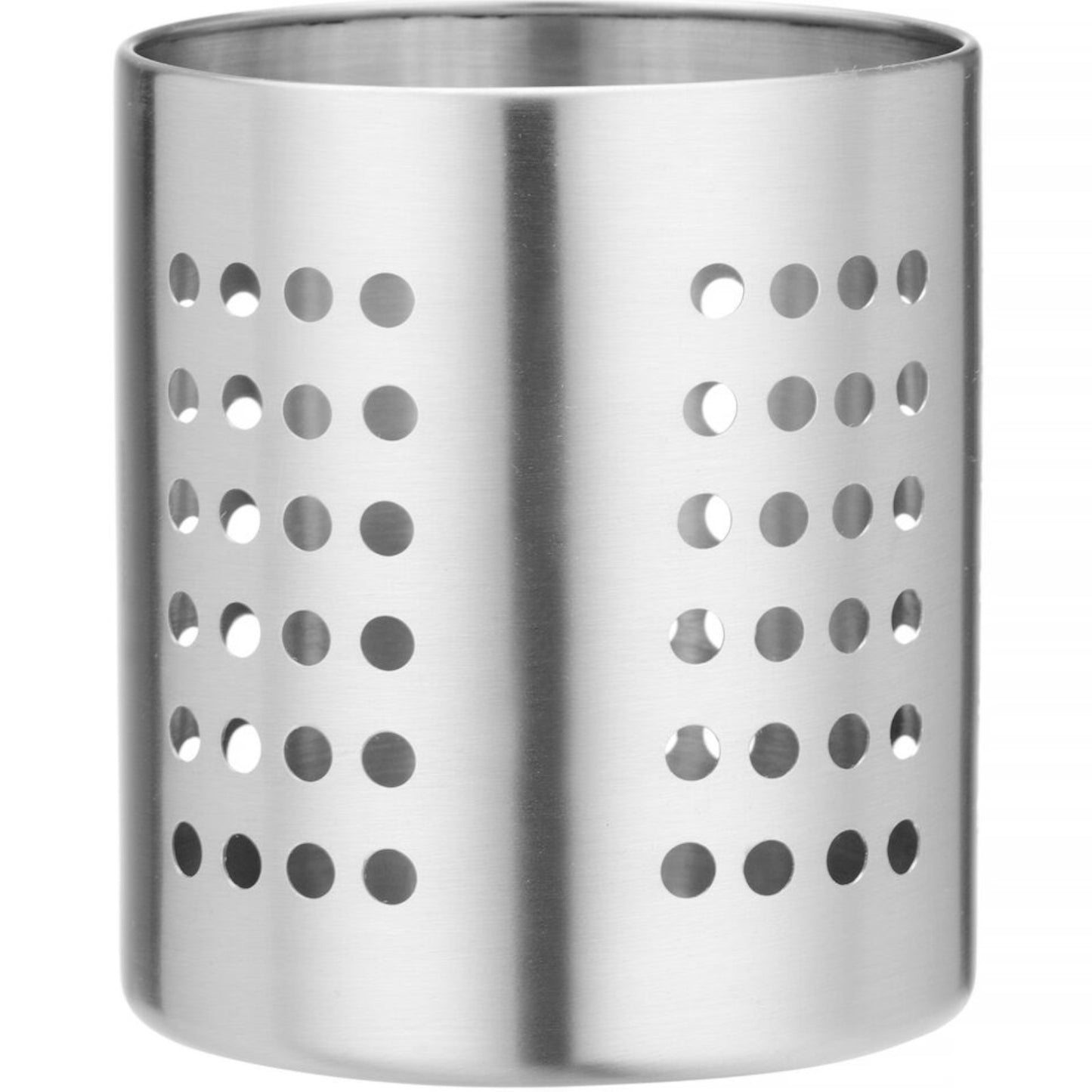 Tableware – Perforated cutlery container, STEEL diameter. 110 x 130 - Carlat