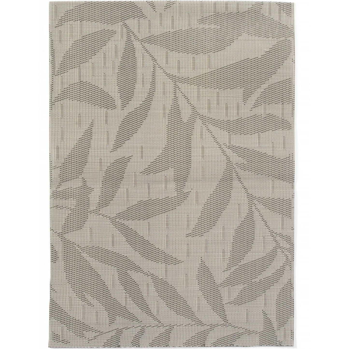 Tableware – Placemat mat table stand leaves 45x30cm gray - Carlat