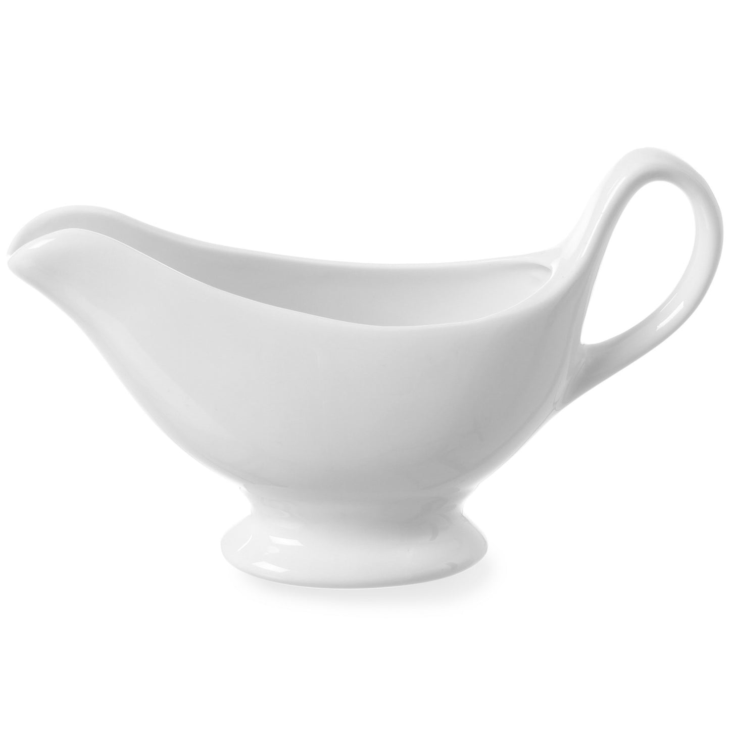 Tableware – Sauce boat sauce bowl 180x55x130mm white porcelain - Carlat