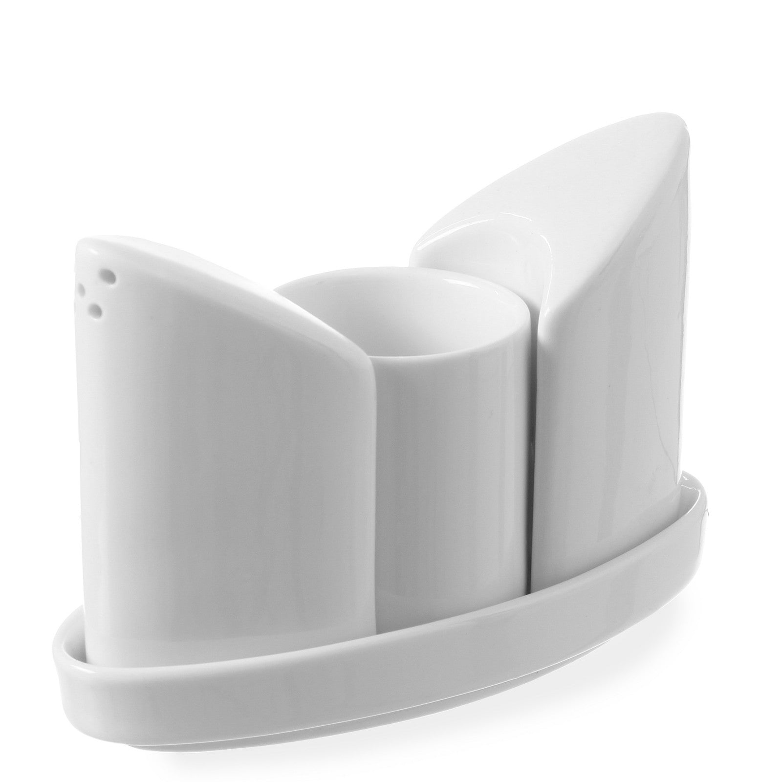 Tableware – Spice set salt shaker pepper shaker toothpicks white - Carlat