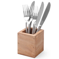 Tableware – Square wooden cutlery container 80x80x95 mm - Hendi - Carlat