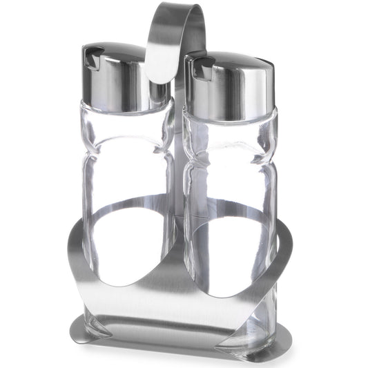 Tableware – Stainless steel olive oil and wine vinegar spice - Carlat