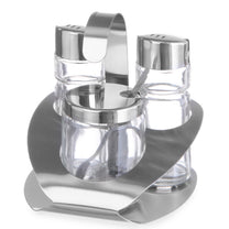 Tableware – Stainless steel salt pepper mustard spice set - Carlat