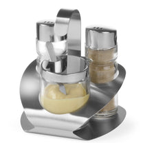 Tableware – Stainless steel salt pepper mustard spice set - Carlat