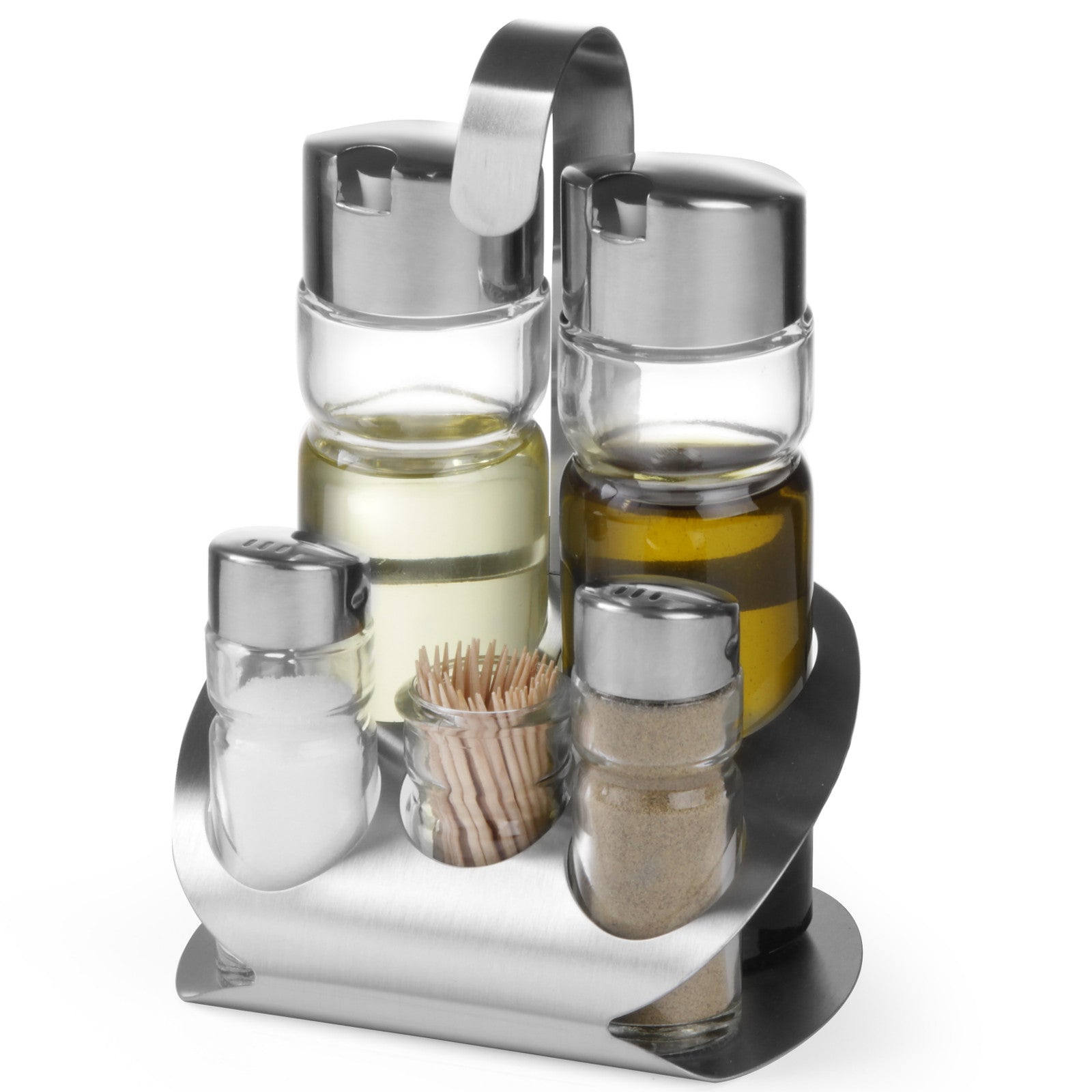 Tableware – Stainless steel spice set salt pepper olive oil - Carlat