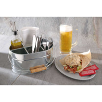 Tableware – Steel container for cutlery, sauces and napkins with - Carlat
