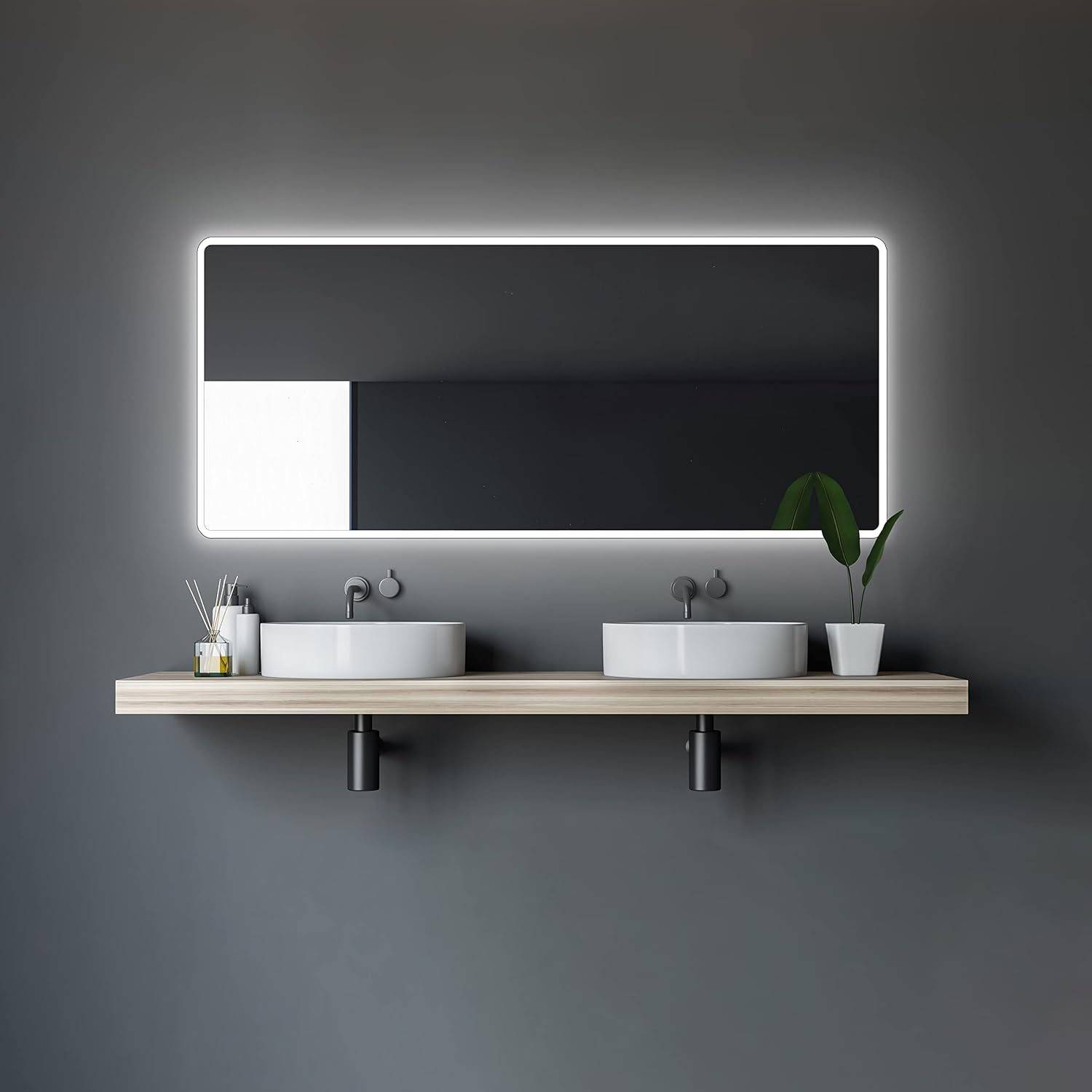 Talos Moon Bathroom Mirror - Carlat