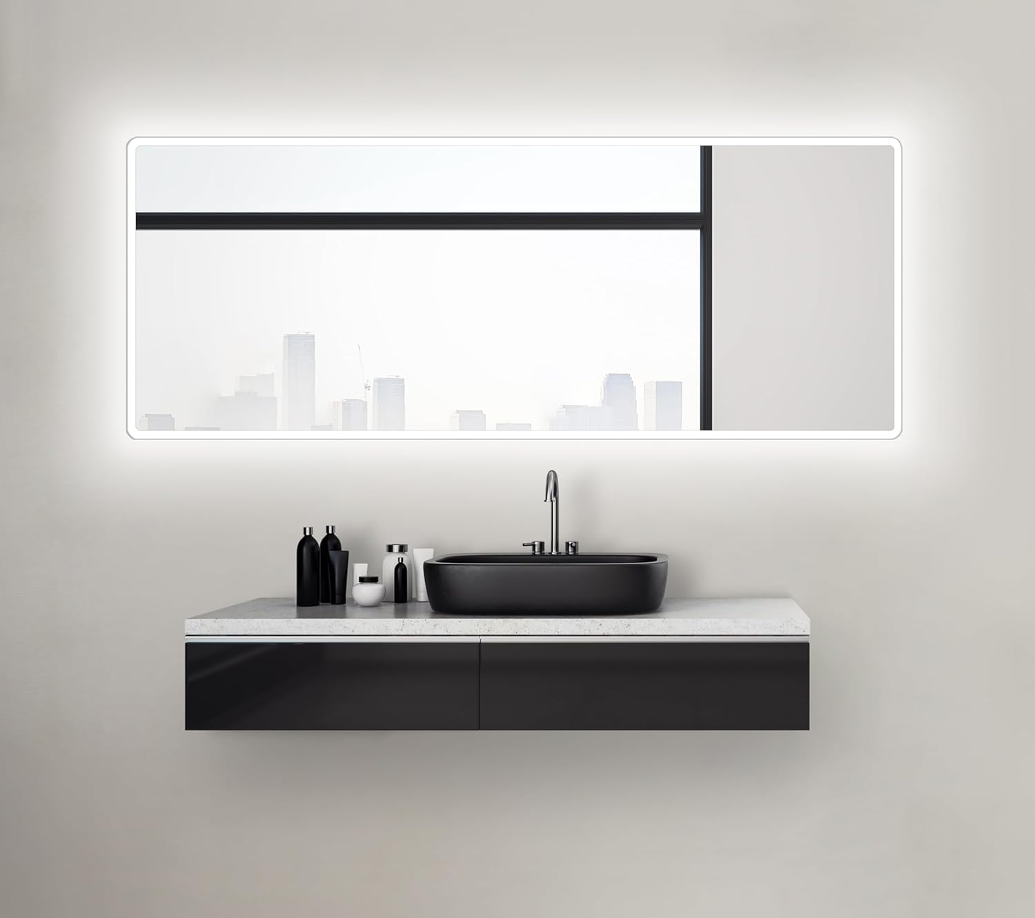 Talos Moon Bathroom Mirror - Carlat