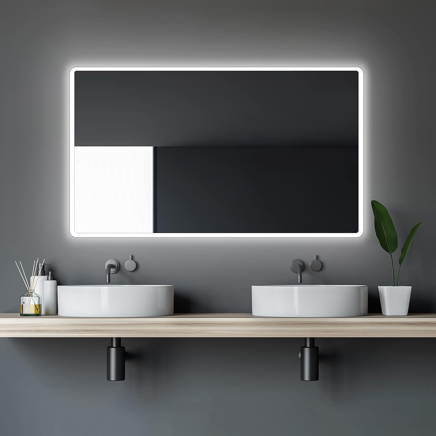 Talos Moon Bathroom Mirror - Carlat