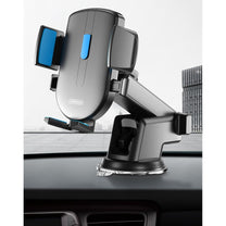 Telephone holder with telescopic shoulder up to the dashboard and black window - Carlat