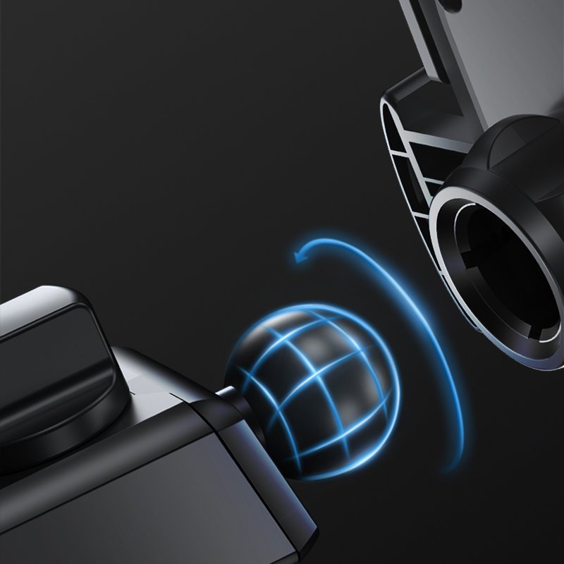 Telephone holder with telescopic shoulder up to the dashboard and black window - Carlat