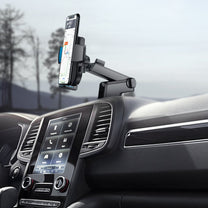 Telephone holder with telescopic shoulder up to the dashboard and black window - Carlat