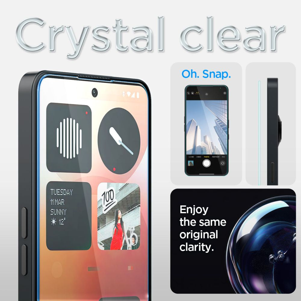 Tempered Glass for Nothing Phone 3A / 3A Pro Glas.tR EZ Fit - Transparent - Carlat