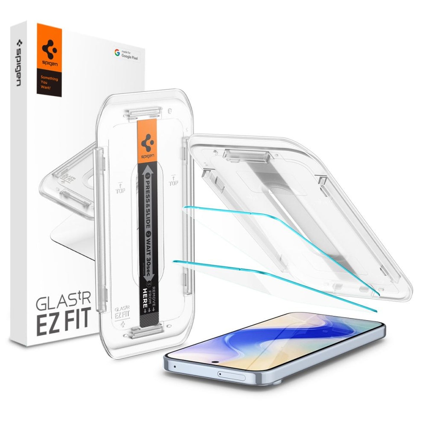Tempered glass for Google Pixel 10 / 10 Pro / 9 / 9 Pro with Glas.tR EZ Fit applicator - 2 pcs. - Carlat