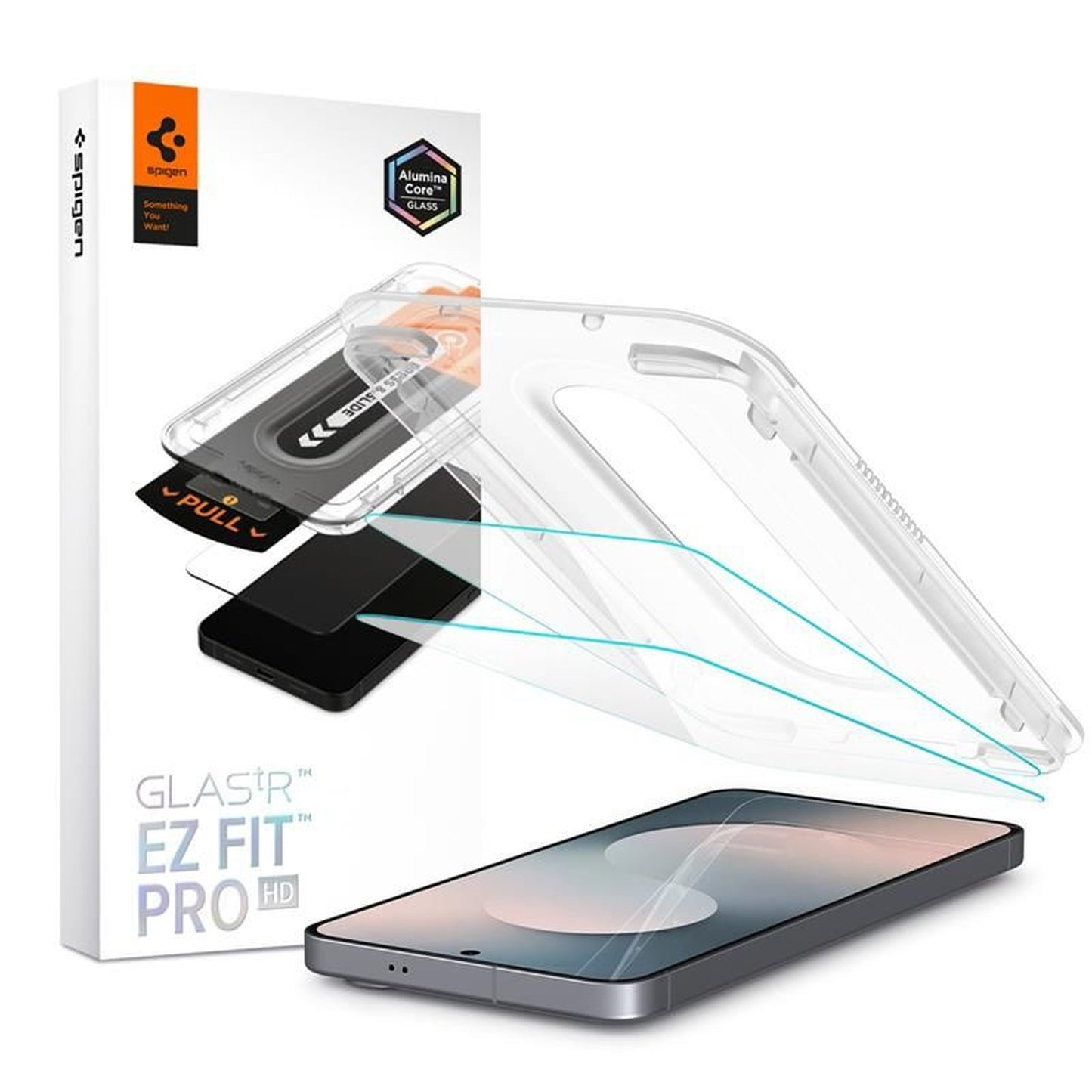 Tempered glass for Samsung Galaxy S25 FE Glas.tR EZ Fit Pro - 2 pcs. - Carlat