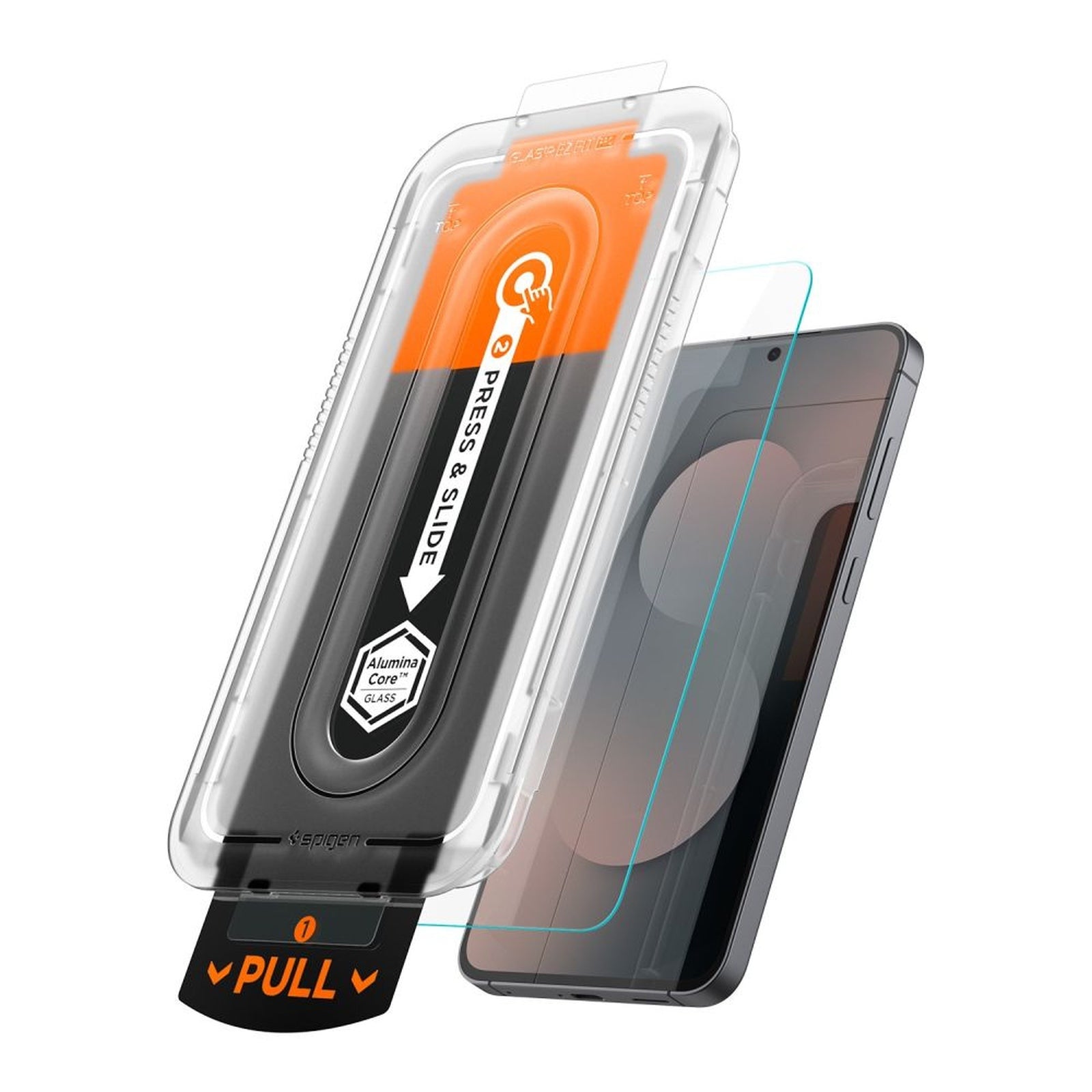 Tempered glass for Samsung Galaxy S25 FE Glas.tR EZ Fit Pro - 2 pcs. - Carlat