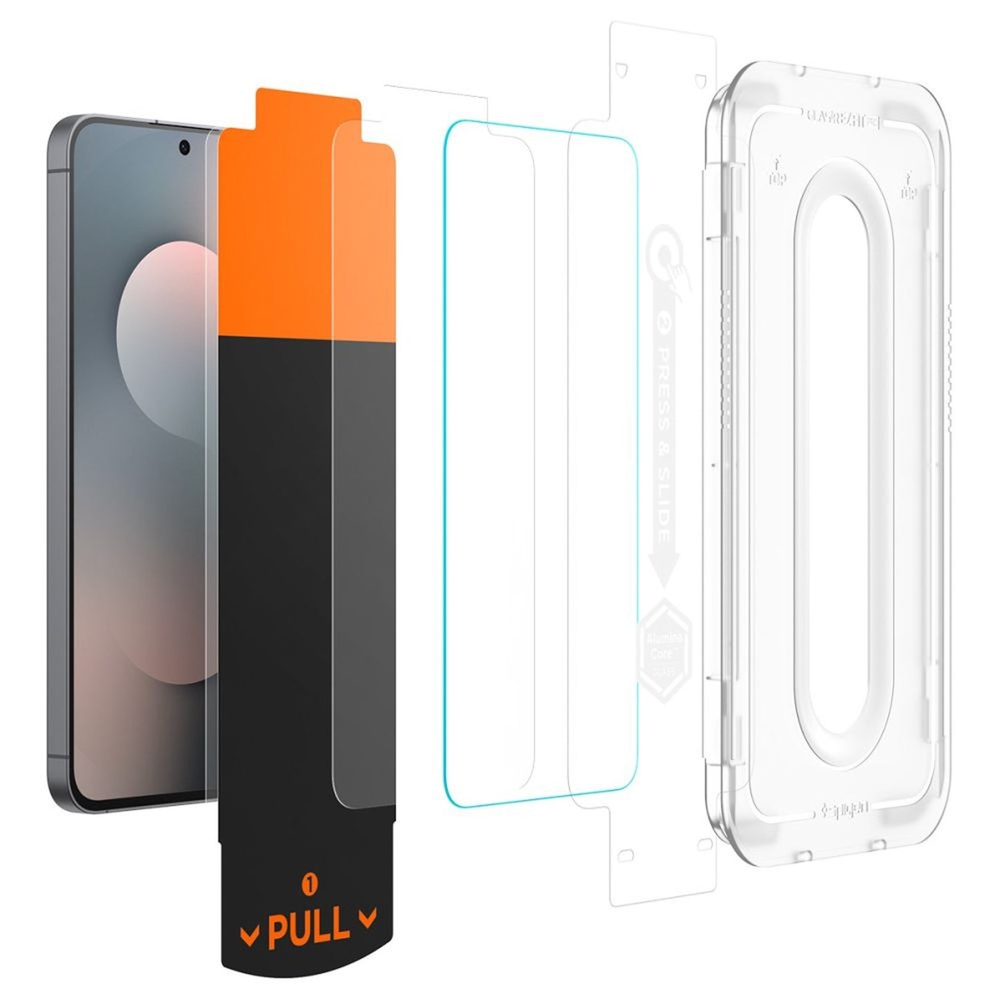 Tempered glass for Samsung Galaxy S25 FE Glas.tR EZ Fit Pro - 2 pcs. - Carlat