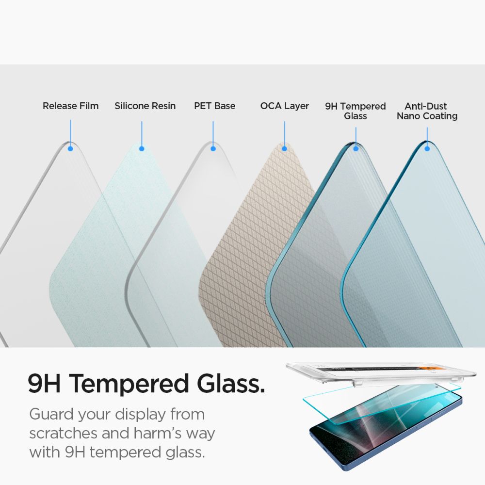 Tempered glass for Samsung Galaxy S25 Ultra transparent - 2 pcs. - Carlat