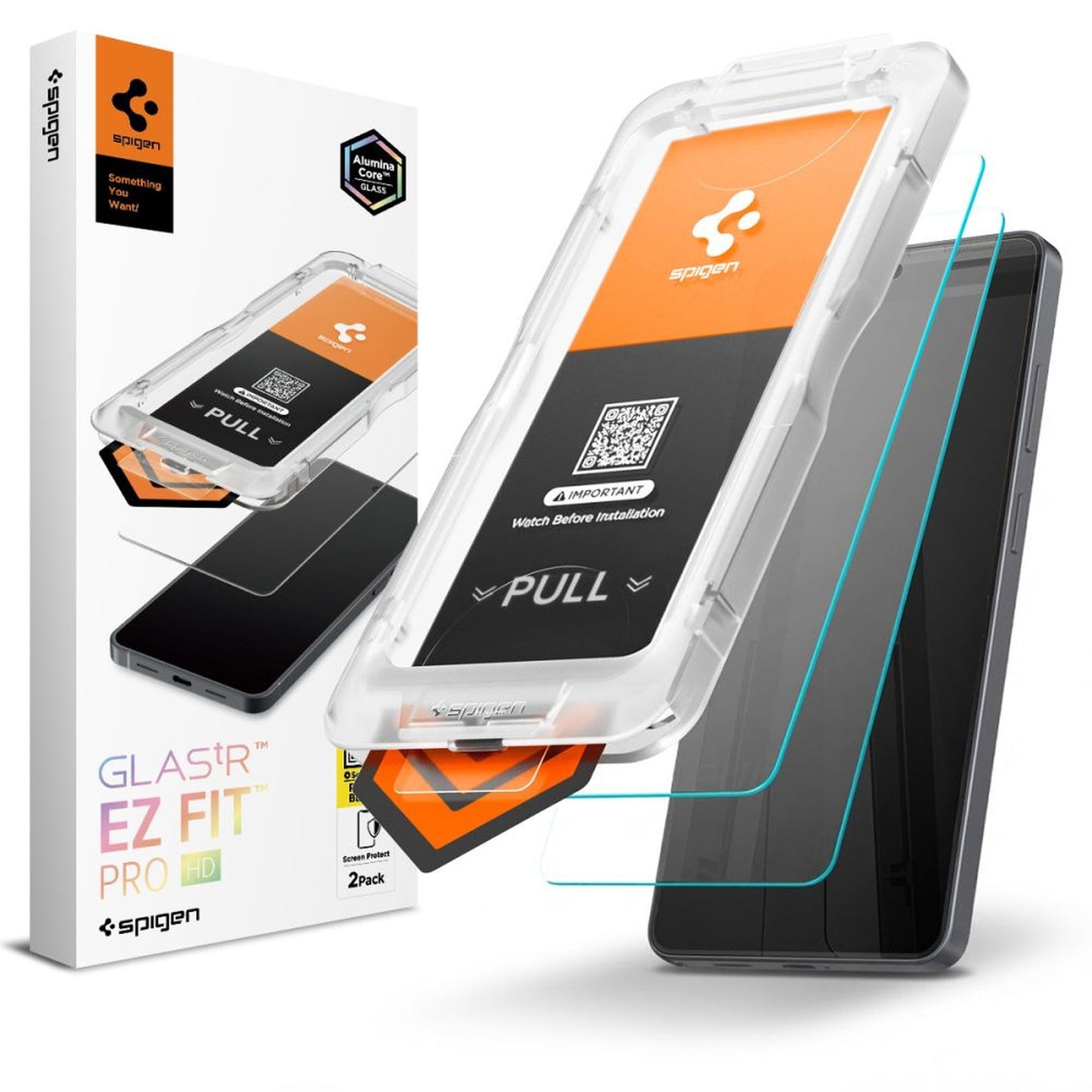 Tempered glass for Samsung Galaxy S26 Ultra with Glas.Tr Ez Fit Pro HD applicator - 2 pcs. - Carlat