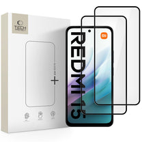 Tempered glass for Xiaomi Redmi 15 4G / 5G Glass Fit+ black - 2 pcs. - Carlat
