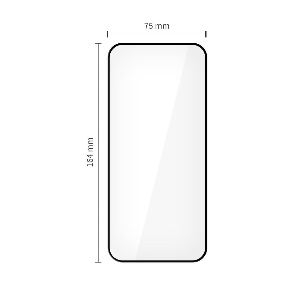 Tempered glass for Xiaomi Redmi 15 4G / 5G Glass Fit+ black - 2 pcs. - Carlat