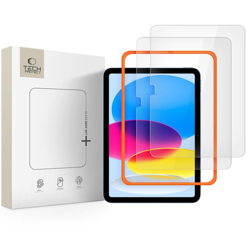 Tempered glass for iPad 10.9'' 2022 / iPad 11'' 2025 Easy Set+ - 2 pcs. - Carlat