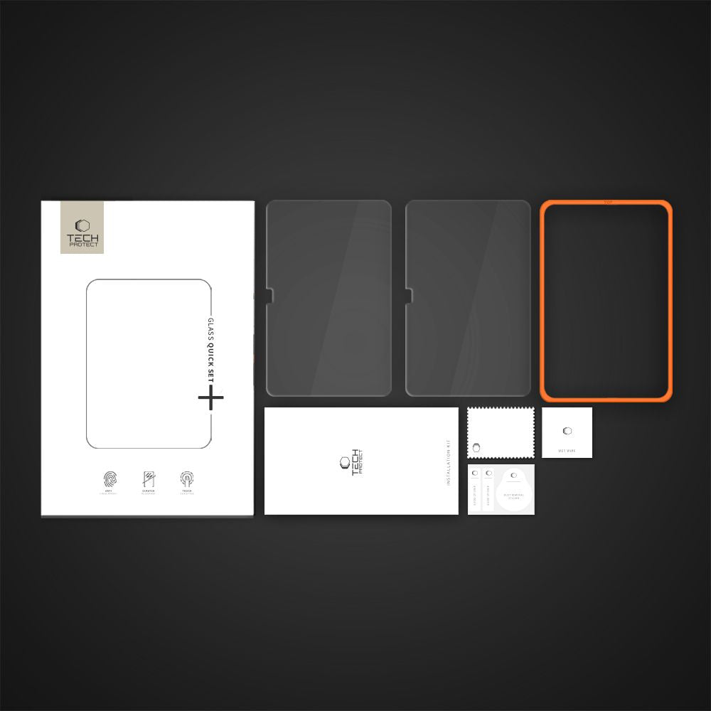 Tempered glass for iPad 10.9'' 2022 / iPad 11'' 2025 Easy Set+ - 2 pcs. - Carlat