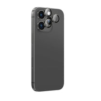 Tempered glass with camera lens frame for iPhone 16 Pro / 16 Pro Max - black - Carlat