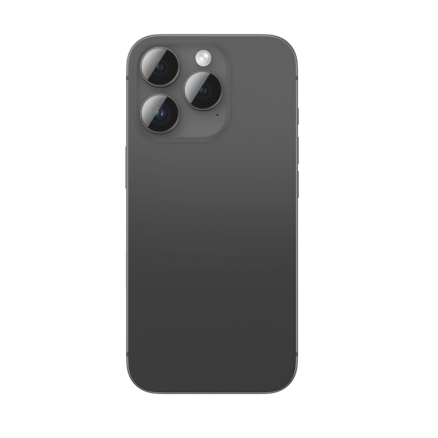 Tempered glass with camera lens frame for iPhone 16 Pro / 16 Pro Max - black - Carlat