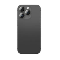 Tempered glass with camera lens frame for iPhone 16 Pro / 16 Pro Max - black - Carlat