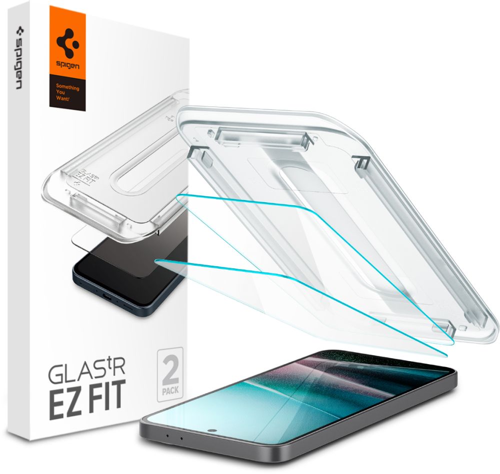 Tempered glass with mounting frame for Samsung Galaxy A36 5G transparent - 2 pcs. - Carlat