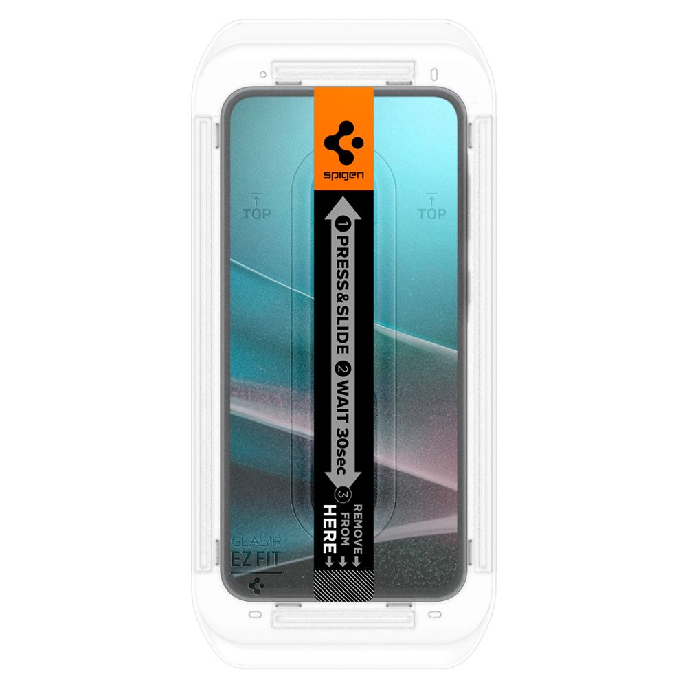 Tempered glass with mounting frame for Samsung Galaxy A36 5G transparent - 2 pcs. - Carlat
