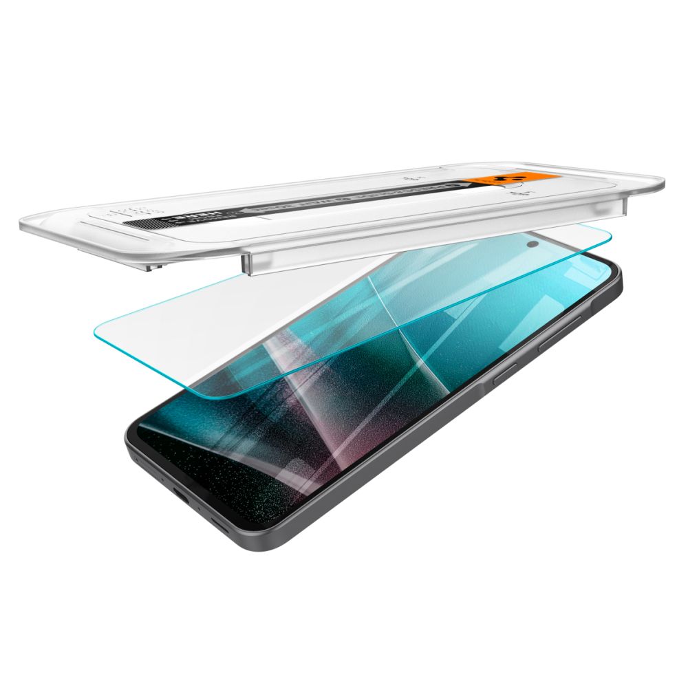 Tempered glass with mounting frame for Samsung Galaxy A36 5G transparent - 2 pcs. - Carlat