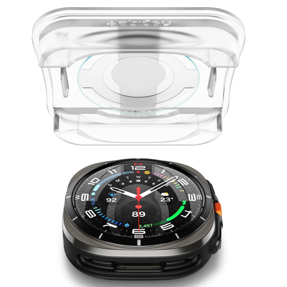 Tempered glass with mounting frame for Samsung Galaxy Watch Ultra 47 mm - 2 pcs. - Carlat
